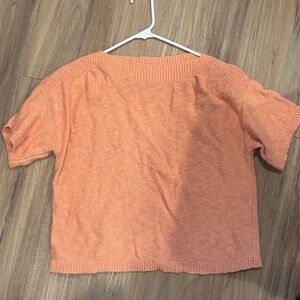 LOFT Tangerine Knit Top